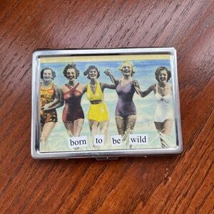 Vintage Revisited Anne Taintor “Born To Be Wild” ID Holder Compact